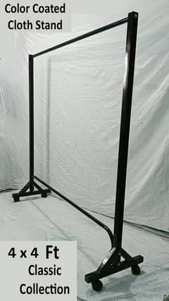 4x4 Cloth Trolley Garment Stand