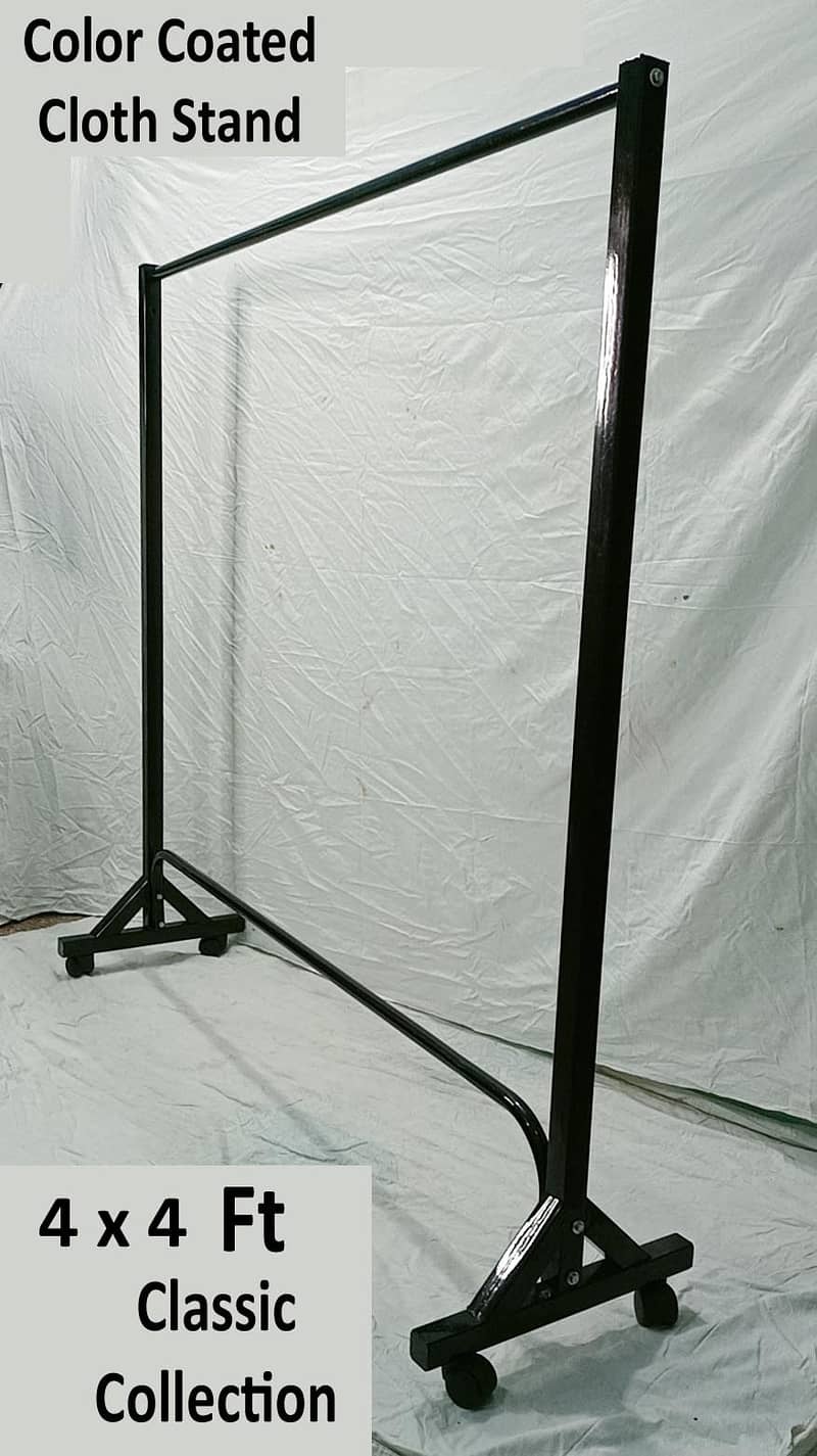 4x4 Cloth Trolley Garment Stand 0