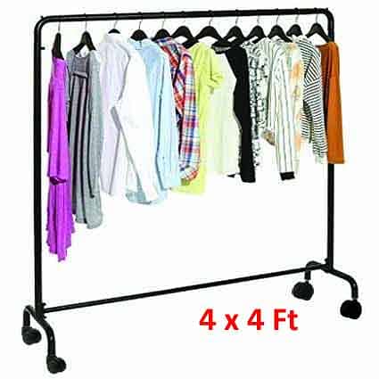 4x4 Cloth Trolley Garment Stand 1