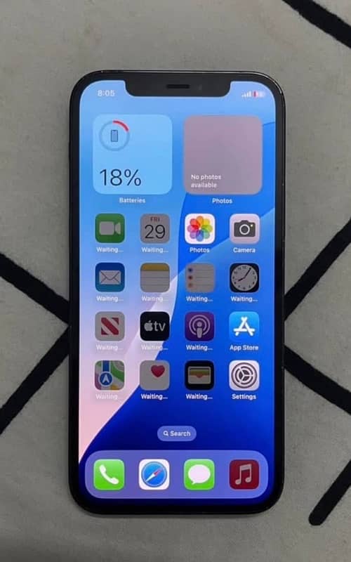 iphone 12pro max non pta 128gb true tone on 1