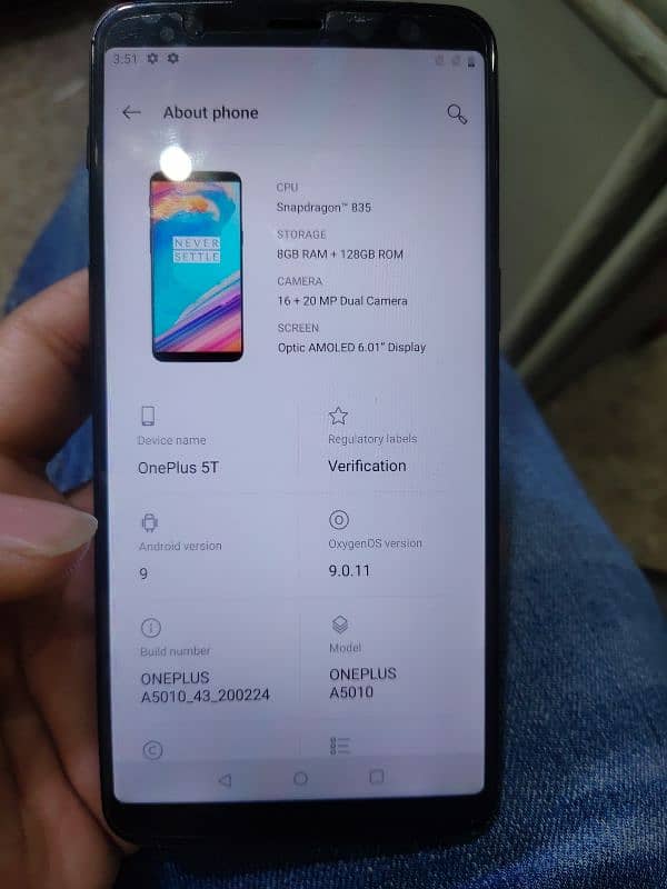 OnePlus 5t 8/128 all ok 1