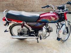 Honda CD 70 bike urgent for sale