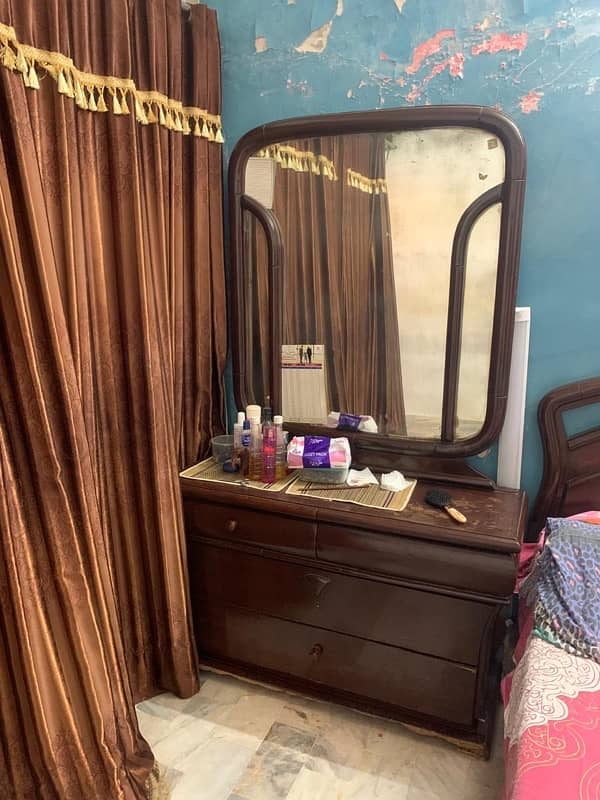 Bed, Jhoola, Cupboard, Dressing available for sale 1