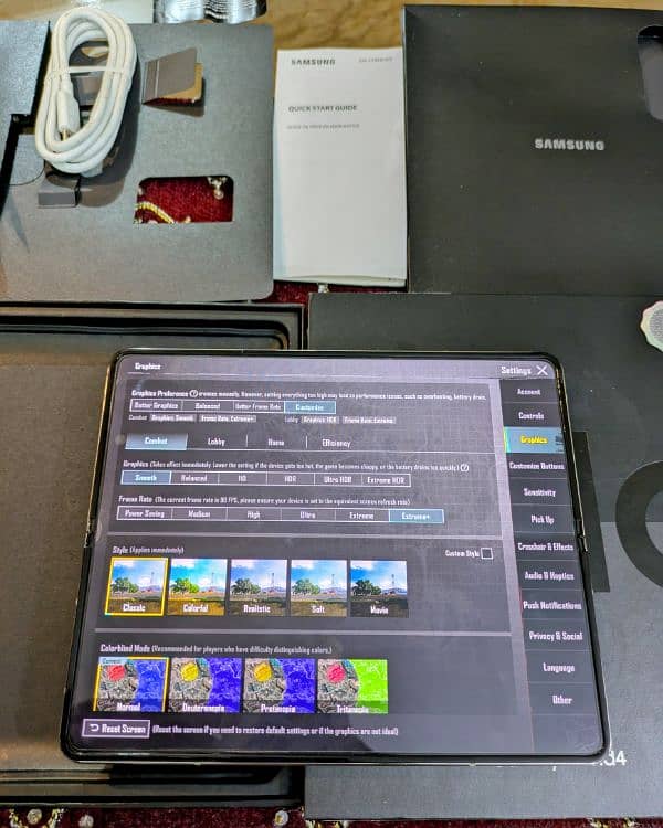 Samsung Z Fold 4 512gb Official Approved Complete Box 8