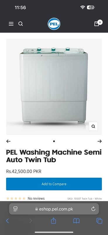 Pel Washing Machine 0