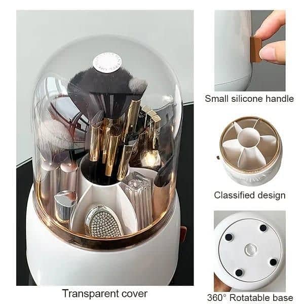 Rotating Makeup organizer 1