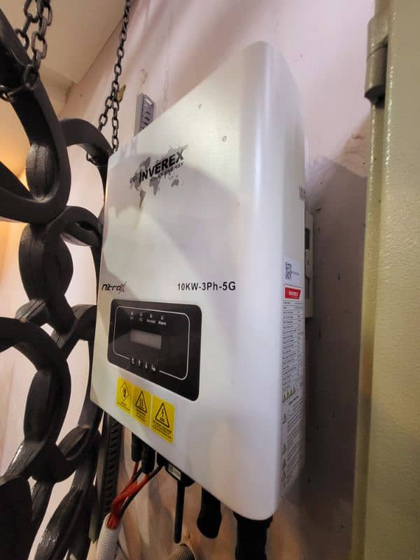 Used Inverex Nitrox 10kw On Grid Inverter 3.5 years warranty left 3