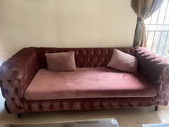 New Slightly Used Modern Sofa Set