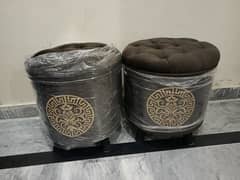 Ottoman stool pair brand new