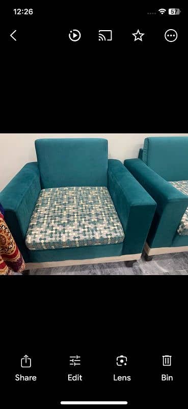 Diamond form sofa set 2