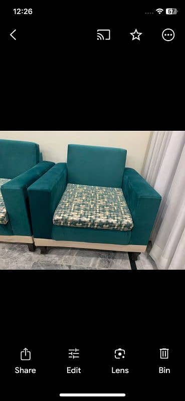 Diamond form sofa set 3