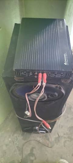 woofer speakers AMP all wires