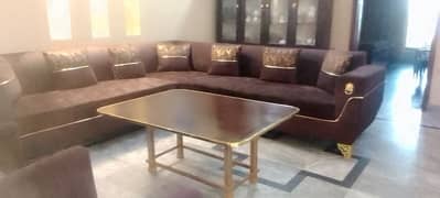 7seater L shape sofa set