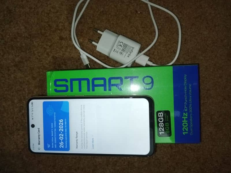 Infinix Smart 9 16/128 Complete box 7 Days use 0