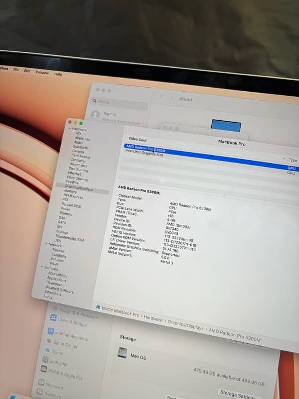 MacBook Pro 2019 16”inch 16-512 4GB Graphics 3 Unit Available 2