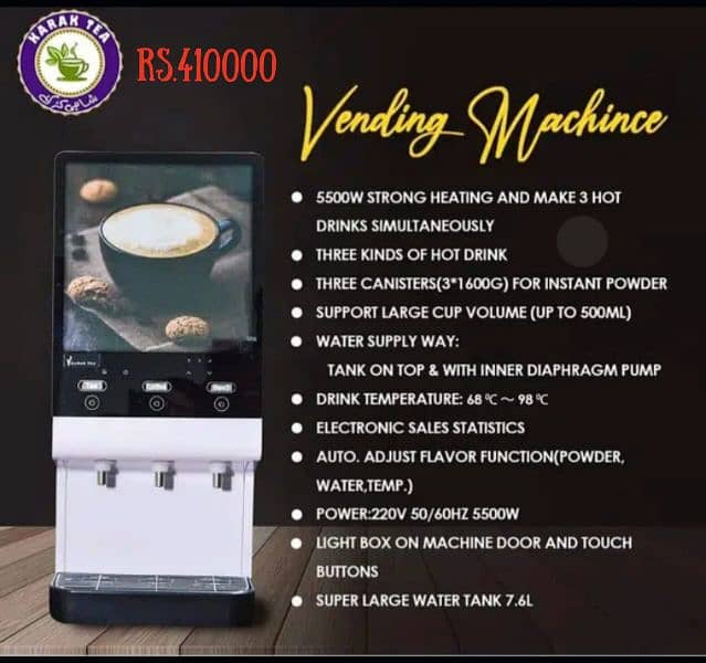 Tea & Coffee vending machine/chai/wholesale distributors 16