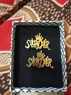 sardar name cufflinks