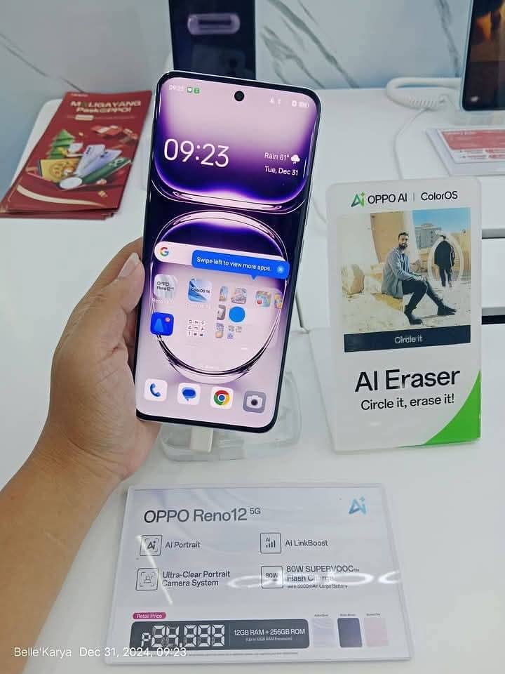 Oppo Reno 12  Mobile for sale   6.7 Inch 50MP 12 GB 5000mAh Rear Came 1