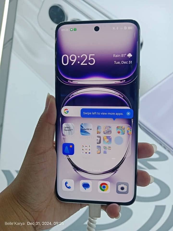 Oppo Reno 12  Mobile for sale   6.7 Inch 50MP 12 GB 5000mAh Rear Came 4