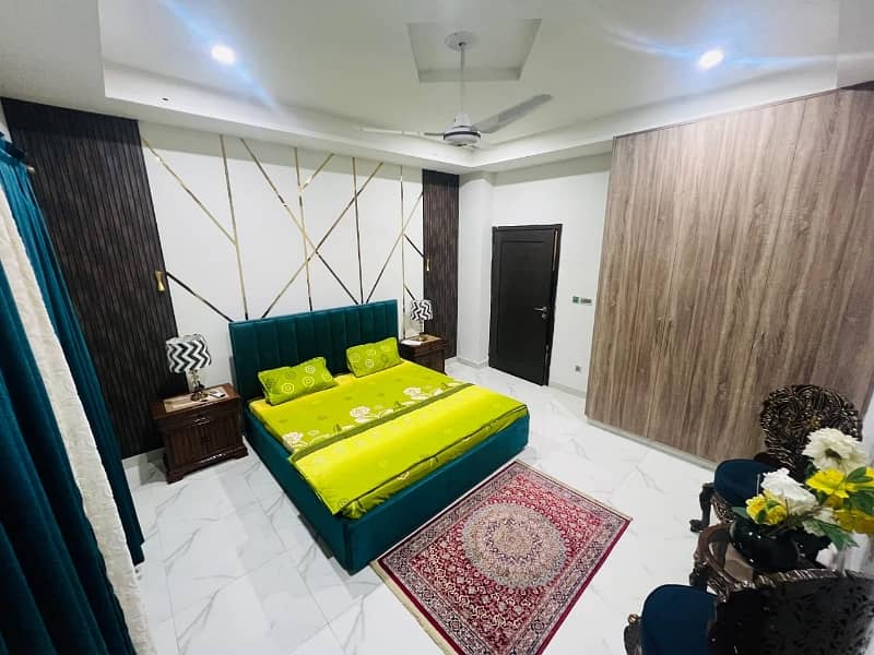 Rawalpindi Bahria Town Phase 7 River Hill 2 Bed Brand New Furnished Apartment Available For Rent 28