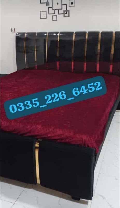 black velvet bed set/king size bed/double bed set 0