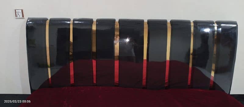 black velvet bed set/king size bed/double bed set 6