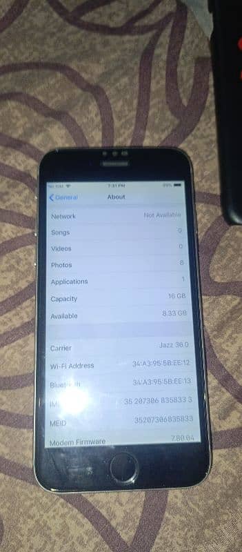 iPhone 6 non pta 16GB 4