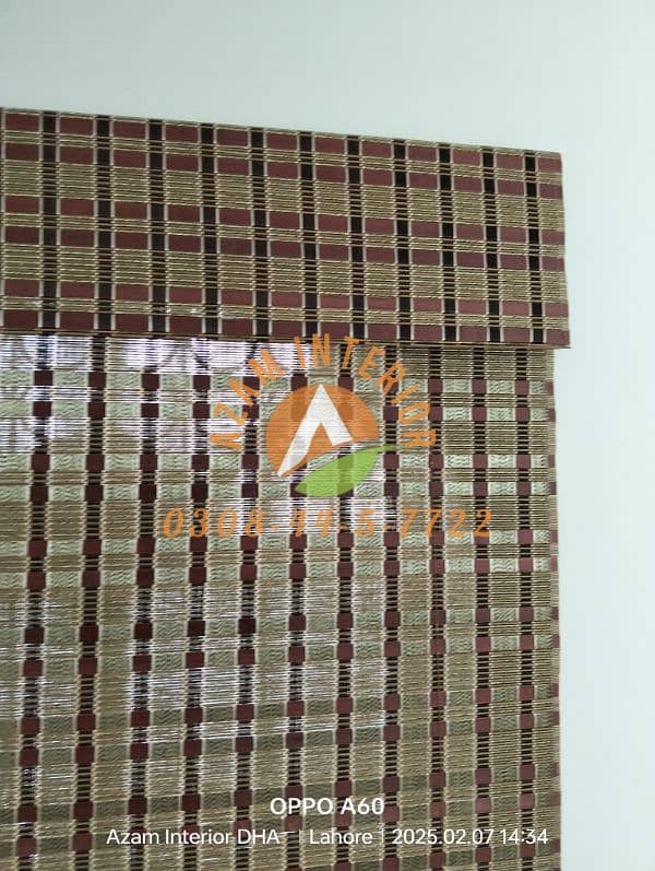 Roller blinds All types of window blinds Glass paper wooden floor Azam 8