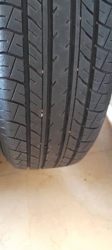 tyre 185 60 R15 tire 22000km 4pc set yokohama city swift corolla vitz 3