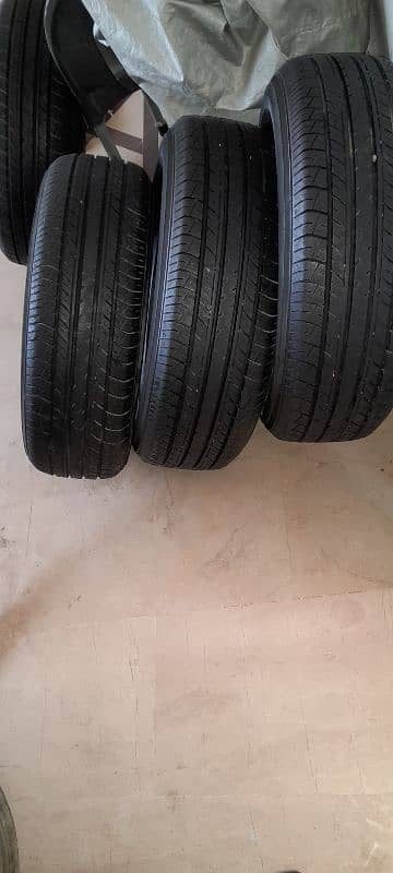 tyre 185 60 R15 tire 22000km 4pc set yokohama city swift corolla vitz 4