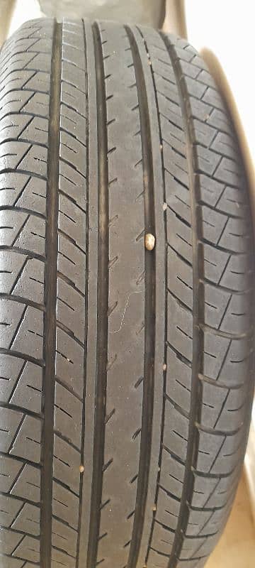 tyre 185 60 R15 tire 22000km 4pc set yokohama city swift corolla vitz 10