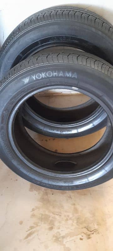 tyre 185 60 R15 tire 22000km 4pc set yokohama city swift corolla vitz 13