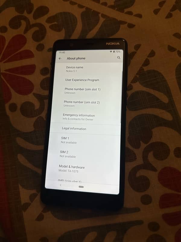 Nokia 5.1 Android 10 Non PTA 1