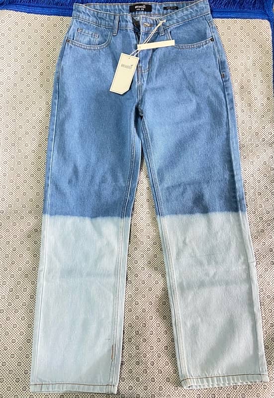 Brand new breakout double tone jeans 0