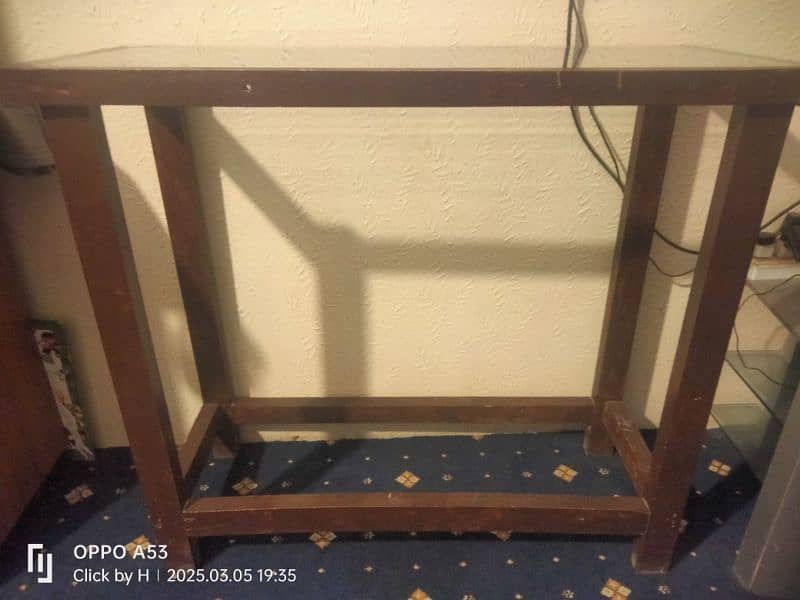 used side table and tv trolley 1