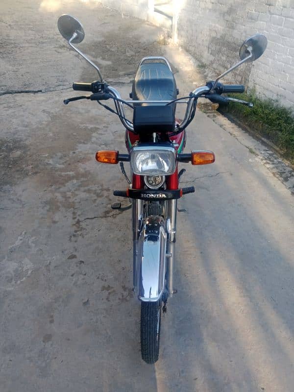 Honda cd70 model 17 jhelum num for sale 3