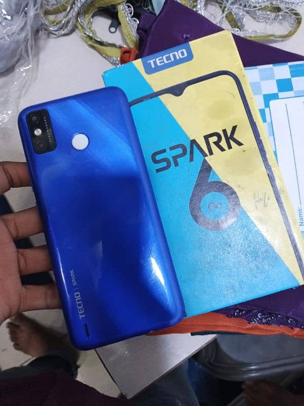 Tecno spark 6 Go content (03100044654) 2