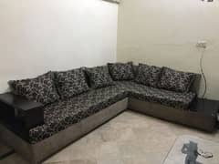 6 seater L-shaped sofa