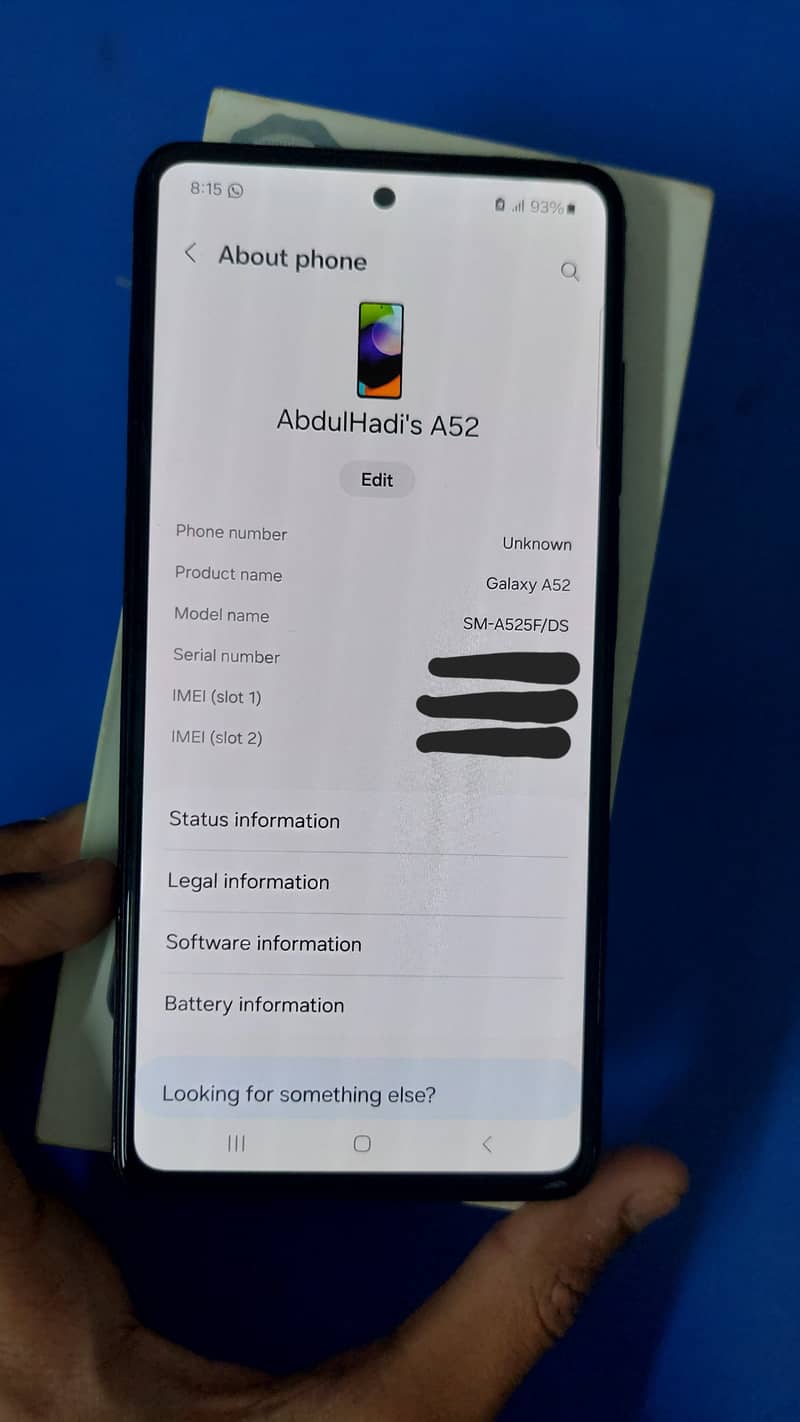 Samsung Galaxy A52 in mint condition 3