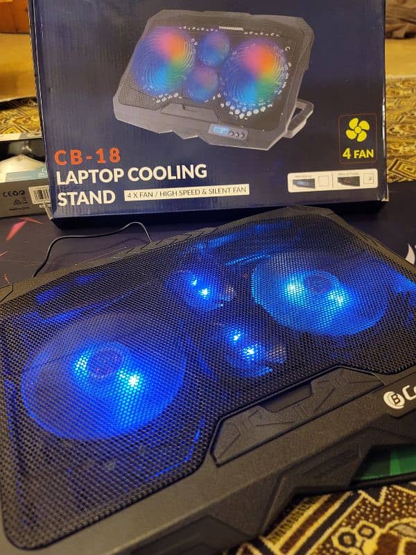 Laptop cooling pad 2 fan 4 fan 6 fan 8