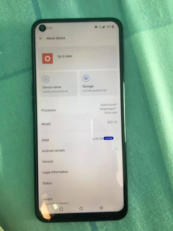 OnePlus Nord N200 5G 4+3 64 1