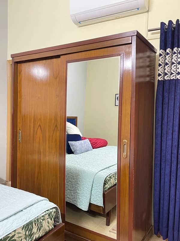 New Oak Wood Sliding Wardrobe Rs48000 2