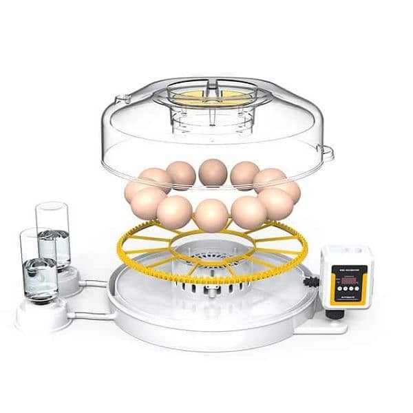 Fully automatic 35/12 eggs automatic incubator dual power 2
