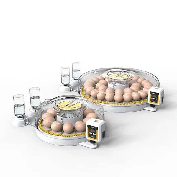 Fully automatic 35/12 eggs automatic incubator dual power 1