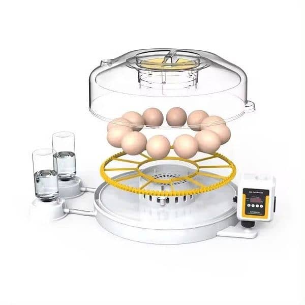 Fully automatic 35/12 eggs automatic incubator dual power 6