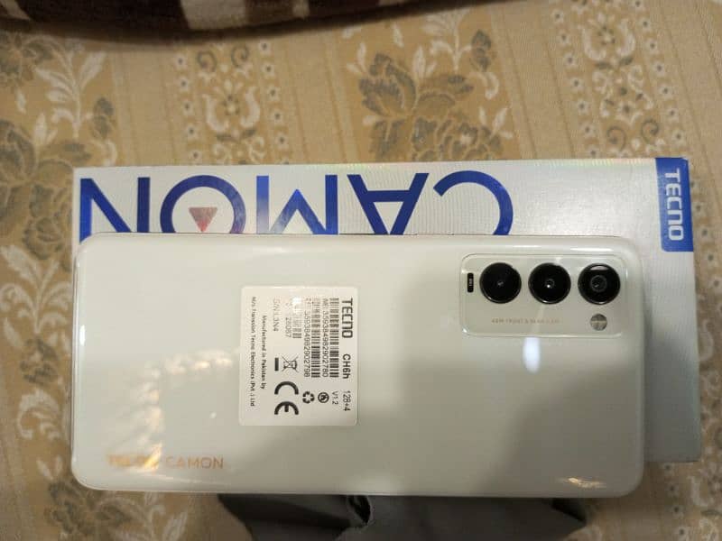 TECNO CAMON 18T 4/128 WHITE COLOR URGENT SALE 10/10 condition 8