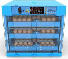 Hatch pro intelligent 128 eggs incubator fully automatic dual power