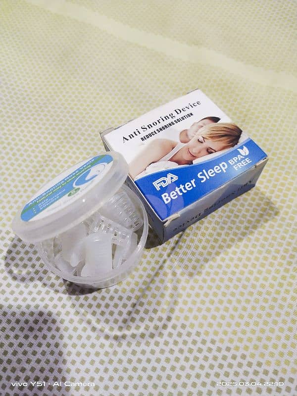 Anti snoring device 1