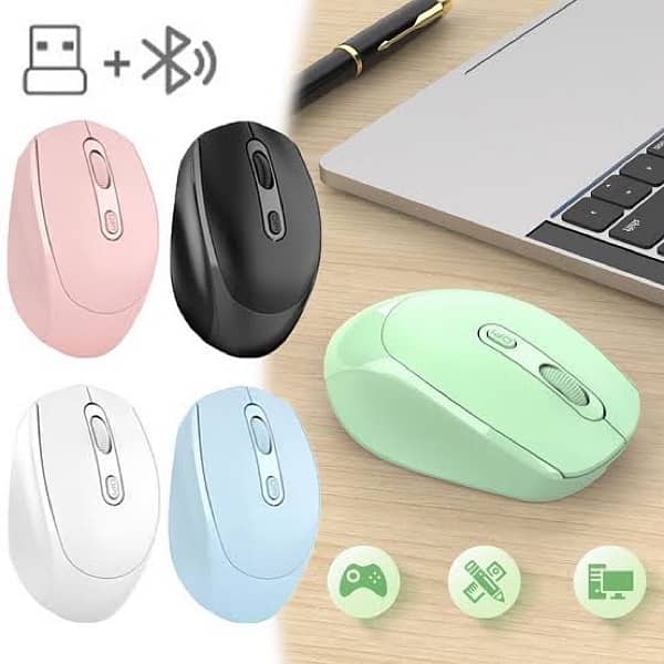 imported Bluetooth + wireless office mouse 1