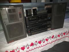 Sony LBT V33 Stereo Amplifier with Stereo Cassette Deck